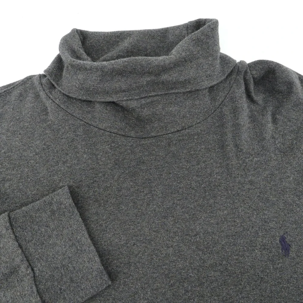 Polo Ralph Lauren Turtleneck Men's Heather Gray Long Sleeve Shirt XL‎